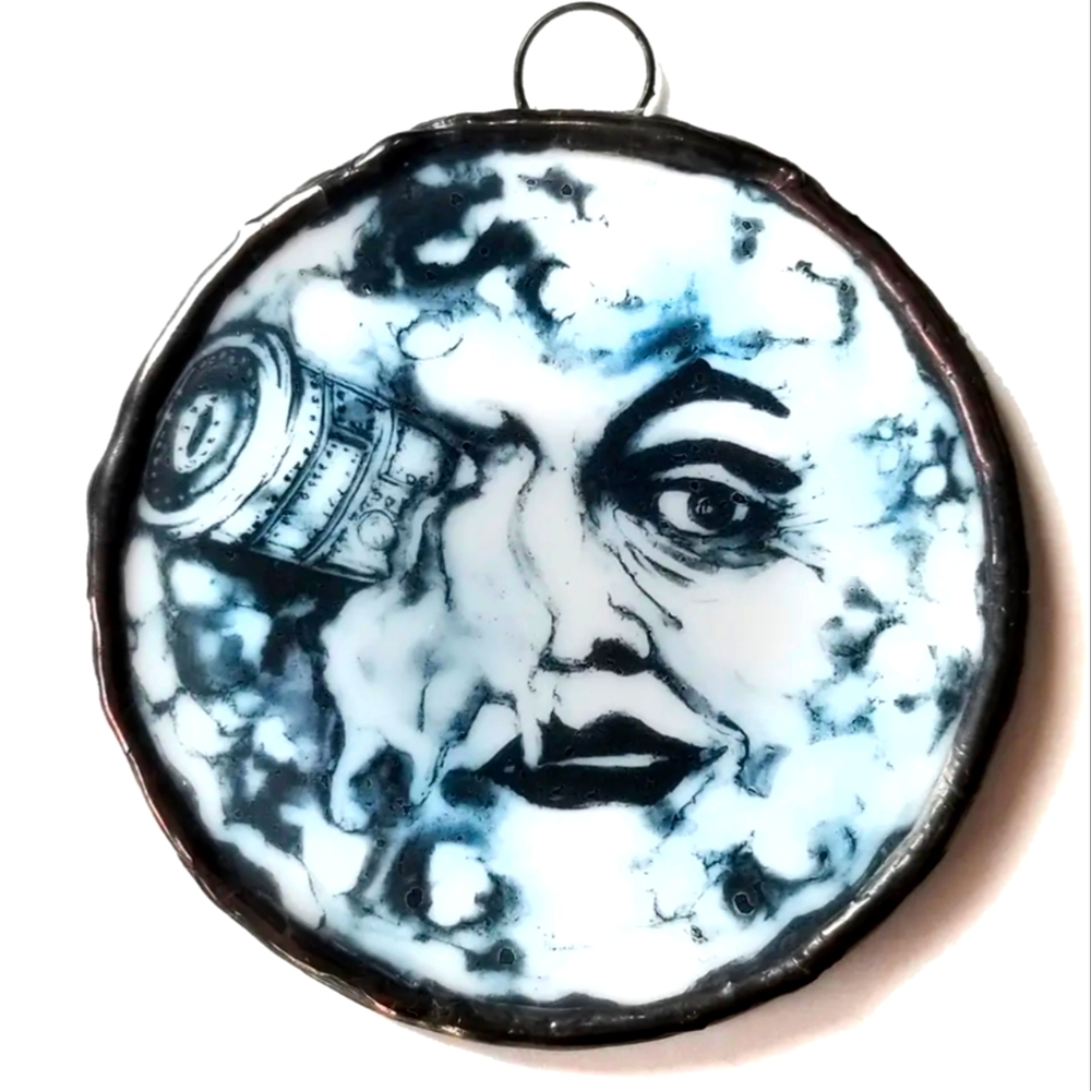 NWT Melies Moon Glass Art